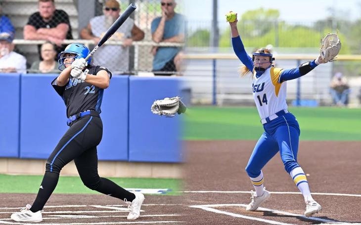 A pair of Angelo State softball standouts – Laylonna Applin and Cheyenne Floyd – were named NFCA All-Americans on Wednesday night.