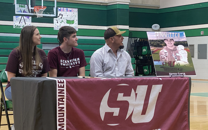 Hayden Garcia and his family