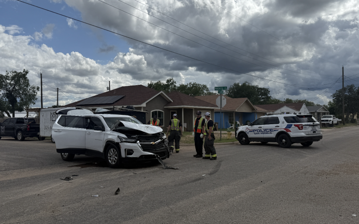 A woman who disregarded a stop sign caused a crash in a residential area Wednesday afternoon.