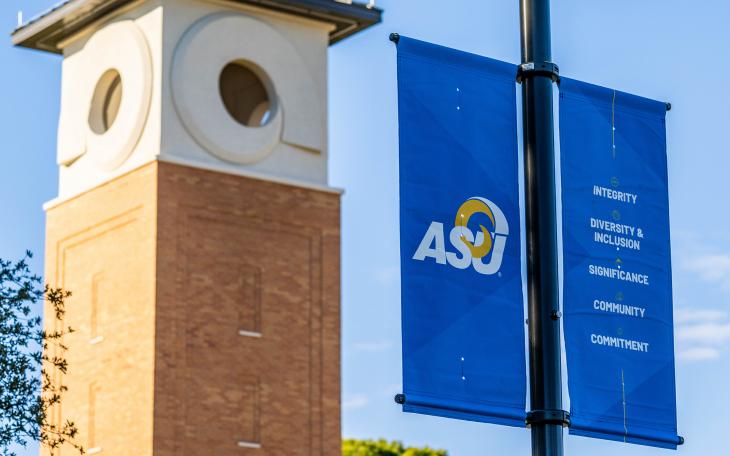 ASU Housley Tower and Mall Banner