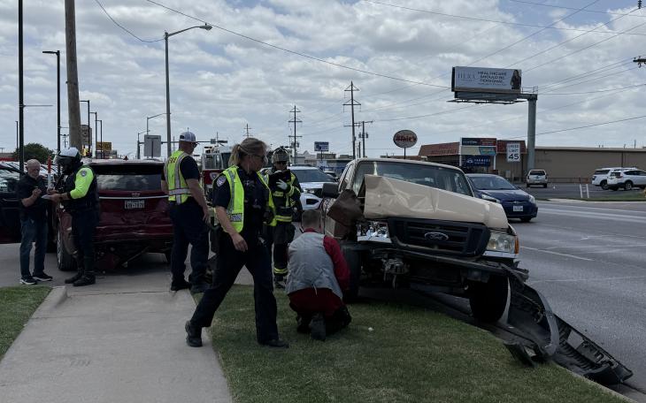 A driver who “wasn’t really paying attention” caused a crash Monday afternoon on Sherwood Way.