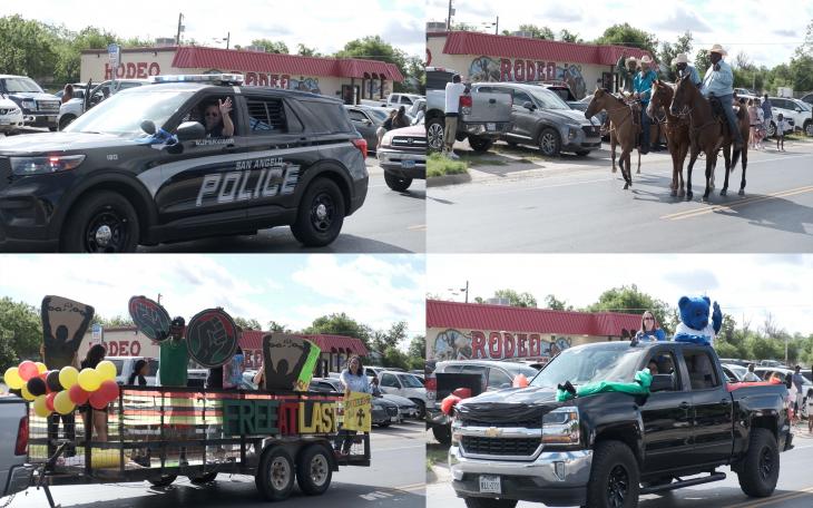 Juneteenth Parade in San Angelo on June 21, 2025.
