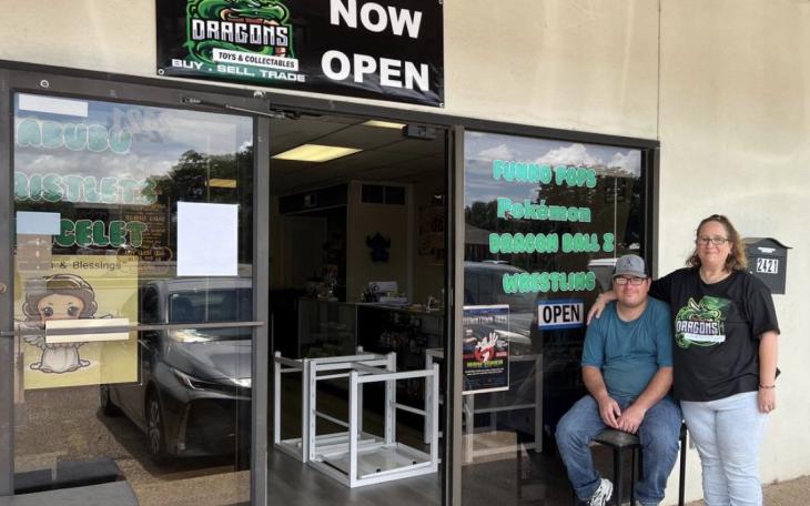 A local couple has opened a new business, Dragons Toys &amp; Collectables