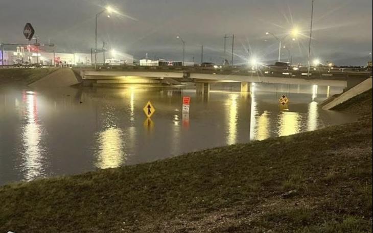 The National Weather Service issued a flash flood emergency in San Angelo - calling the situation &quot;life threatening&quot; - after reports of up to 14 inches of rain fell overnight.