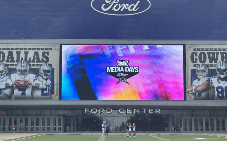 The Ford Center in Frisco hosted the Big 12 Conference Media Days on Tuesday and Wednesday, July 8-9