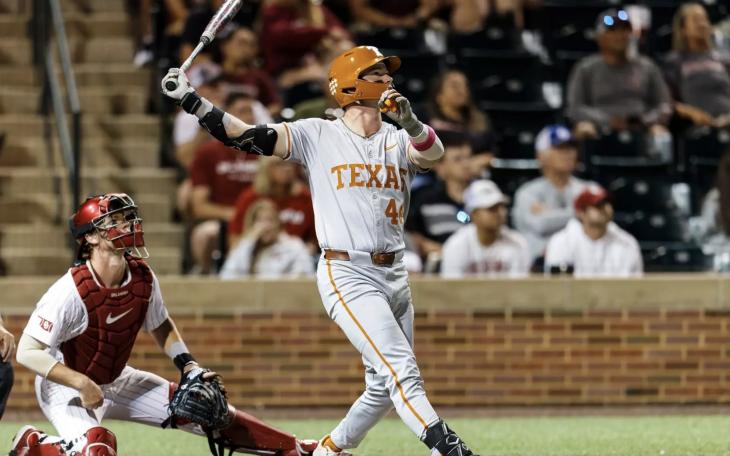 University of Texas junior Max Belyeu was selected in the Competitive Balance Round B (No. 74 overall) by the Colorado Rockies