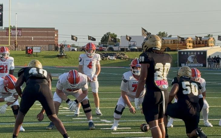Central in action against Abilene High 2025