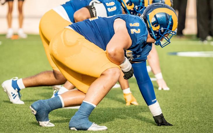 The No. 8-ranked Angelo State football team opened Lone Star Conference play with a 31-20 road win over Eastern New Mexico on a windy Saturday night at Al Whitehead Field at Steve Loy Family Foundation Stadium.