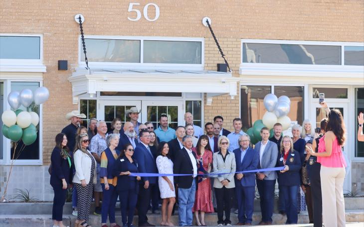 The Roosevelt Lofts officially opened Thursday in downtown San Angelo, marking the grand opening of a historic hotel transformed into modern loft apartments.