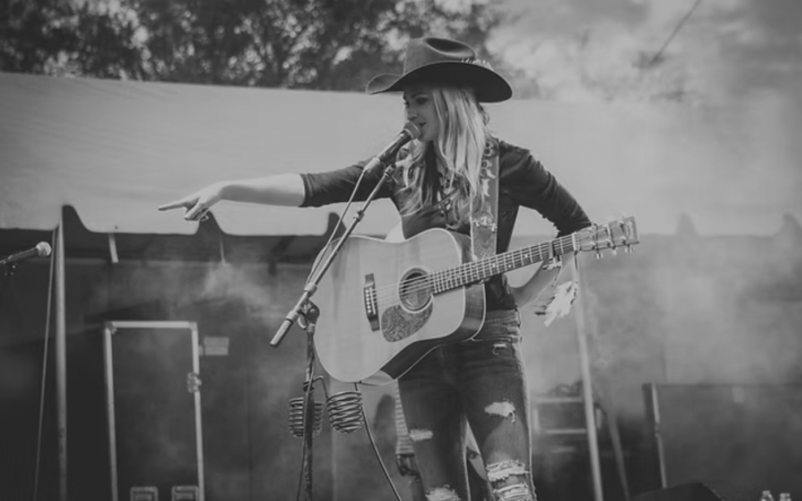 Bri Bagwell during a show