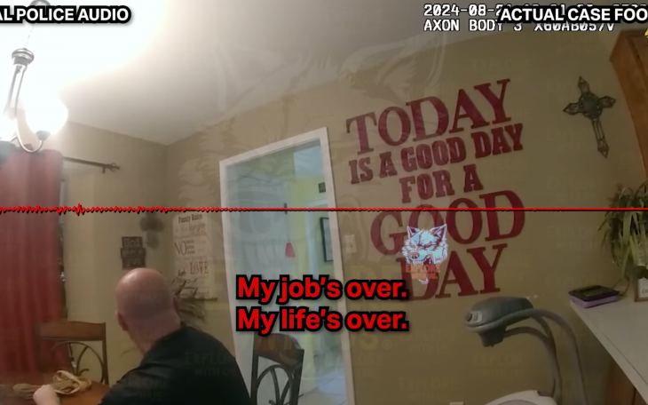 Newly released bodycam footage captures the arrest of James Wilson, the San Angelo man sentenced earlier this year to 50 years in federal prison for posing as a child online to exploit a 9-year-old.