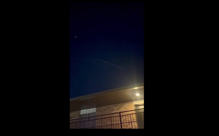 Multiple glowing fireballs were spotted streaking across the San Angelo sky Sunday night, with several witnesses reporting the sight near the ASU campus.