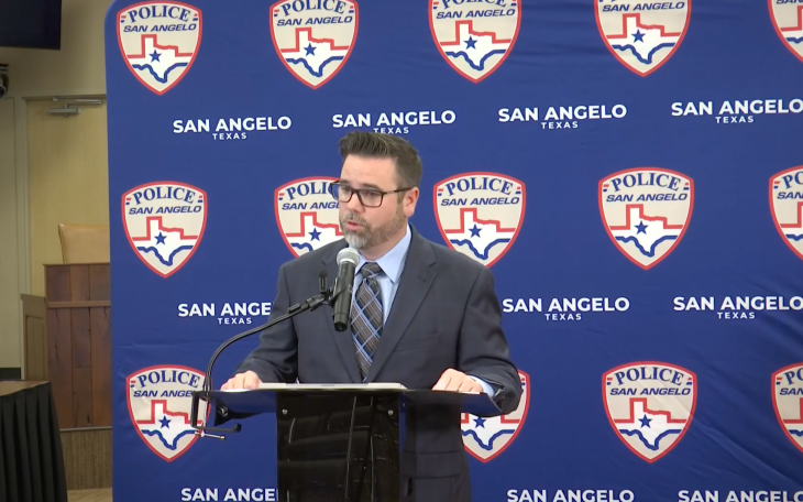 San Angelo Police Chief Travis Griffith Held a press conference on Sept. 23, 2025 in reference to two shootings over the weekend.