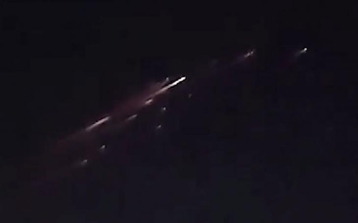The bright streaks filmed by several citizens in the San Angelo area last night were initially mistaken for a meteor shower but were actually the reentry of a falling satellite.