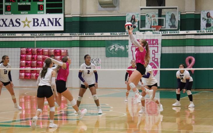 The Wall volleyball team swept Merkel on Friday, Oct. 10, 2025. The Wall volleyball team swept Merkel on Friday, Oct. 10, 2025.