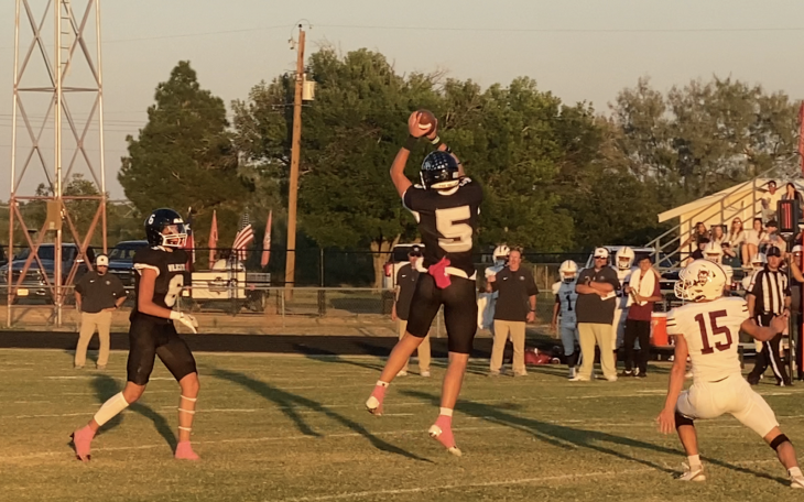 Water Valley's Landon Lacy gets an interception against Rankin