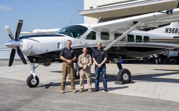 The Texas Department of Public Safety (DPS) expanded its Aircraft Operations Division (AOD) fleet today with the addition of a brand-new Cessna 208 Caravan