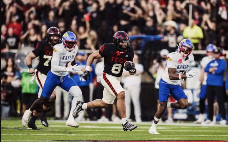 Texas Tech Running Back Cameron Dickey