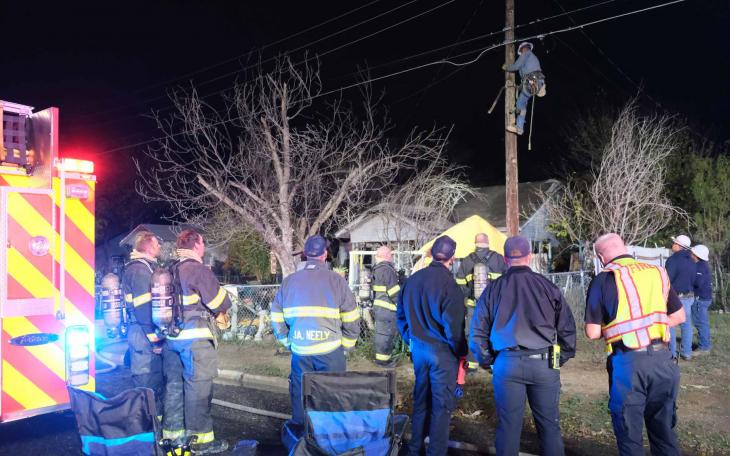 San Angelo Fire Scene on Nov. 28, 2025.