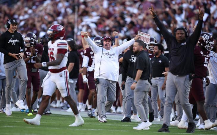 The No. 3-ranked Texas A&amp;M Aggies defeated South Carolina 31-30 after the biggest comeback in school history, rallying from a 27-point deficit.