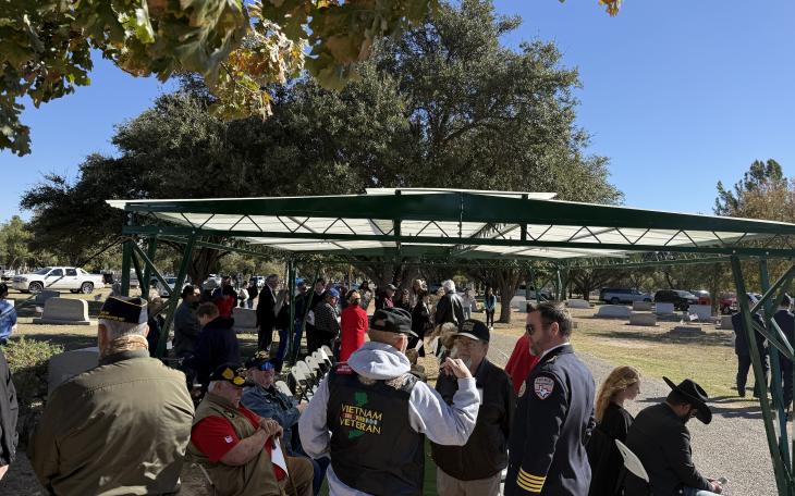 San Angelo’s Veterans Day Ceremony at Fairmount Cemetery 2025