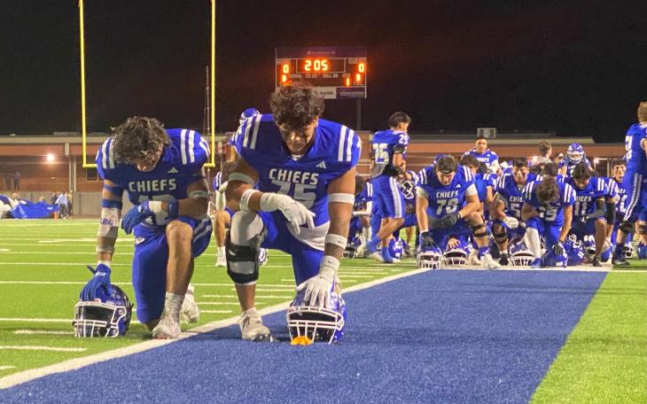 Lake View faced Lampasas for the round 1 district playoff round on Nov 13, 2025.