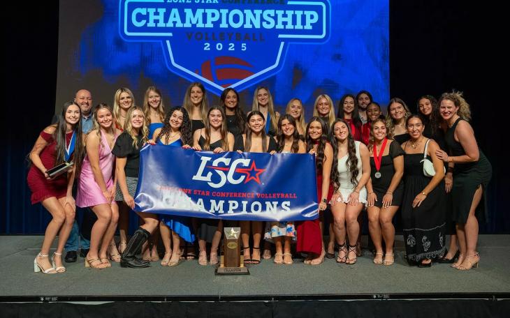 The Angelo State volleyball team claimed nine Lone Star Conference awards, highlighted by junior outside hitter Madi Parrish being named the LSC Player of the Year.