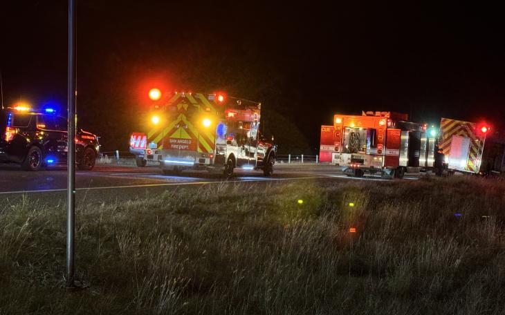 Wall VFD responds to fatal crash on Dec. 10, 2025.