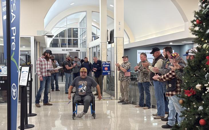 WATCH: Disabled Veterans Arrive in San Angelo for Annual Hunting Trip Walkthrough