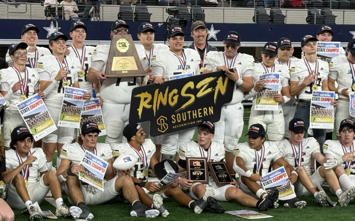 Bode Ham rushed for 430 yards and a state final-record 10 touchdowns to lead the No. 1-ranked Jayton Jaybirds to a 99-54 win over No. 3 Richland Springs on Wednesday in the Class 1A Division II state championship.