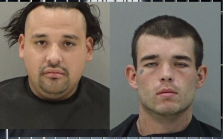 Armando Castro (L), Justin Wright (R), Arrested
