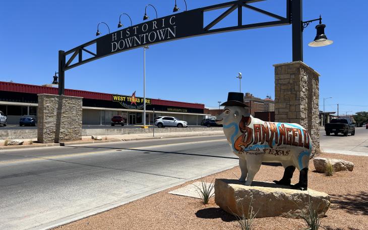 San Angelo Sheep gateway