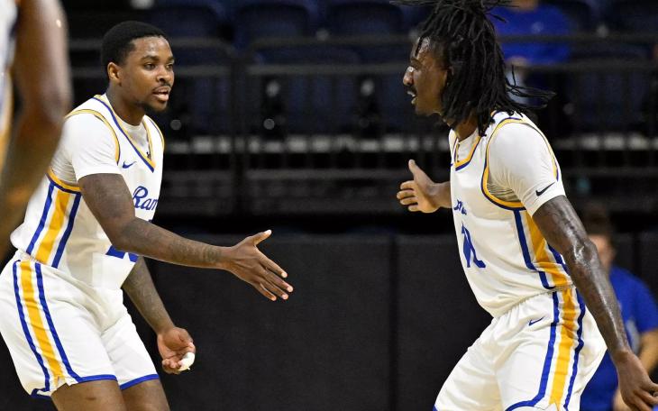 The Angelo State men's basketball team beat rival UT Permian Basin on Tuesday in a game that went down to the wire.