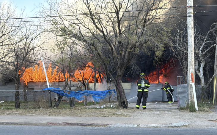 Monster Fire near Ben Ficklin and West Avenue Q