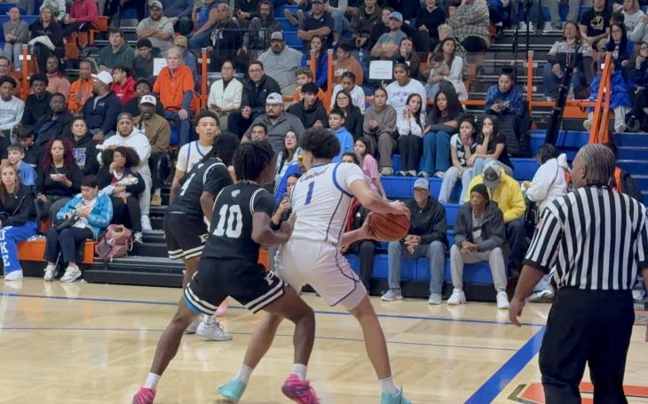 Central Bobcats' TK Taylor in action against Odessa Permian