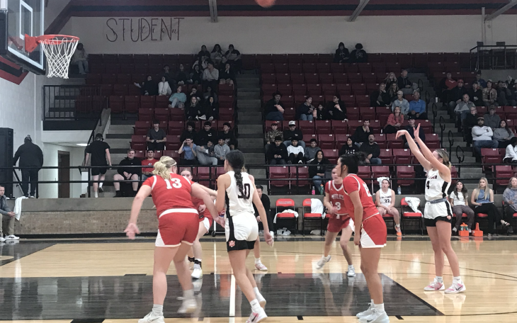 Ballinger's Ashtyn Wilson shoots a free throw in her team's game against Miles on Wednesday, Jan. 28, 2026, in Ballinger.