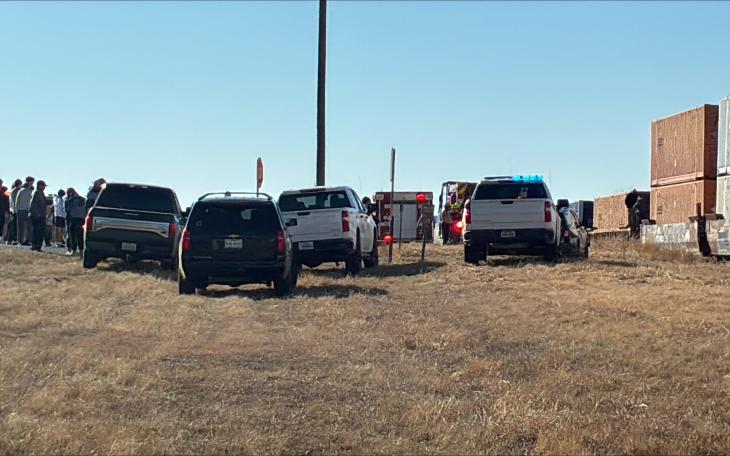 Two Clyde High School students were killed Sunday when their vehicle was struck by a train.