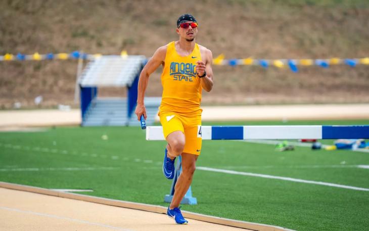 Angelo State senior Rami Balti was named the NCAA Division II National Athlete of the Week by the United States Track &amp; Field and Cross Country Coaches Association on Monday afternoon for his outstanding performances at the New Mexico Team Open last weekend.