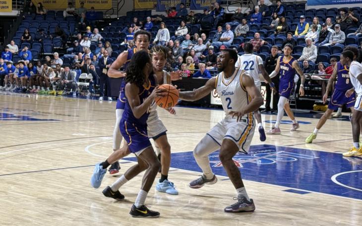 Angelo State Rams in action against Western New Mexico