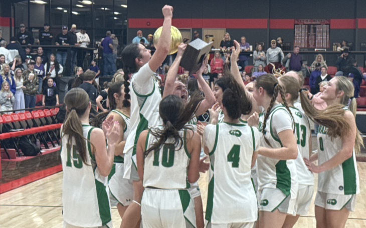 2025-26 Wall Lady Hawks Basketball after the Area Championship