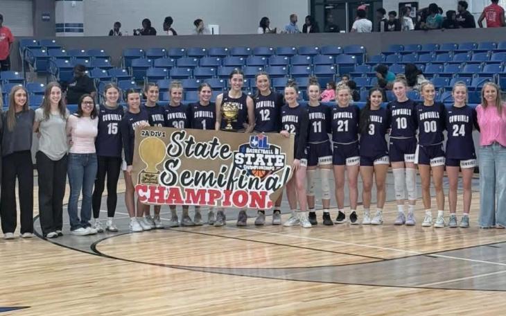 The No. 2-ranked Mason girls basketball team is headed to the state championship game for the first time in program history after a 43-22 win over San Augustine on Monday.