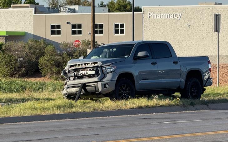 Big Toyota Truck Slams Little Toyota Sedan on Knickerbocker on March 29, 2026