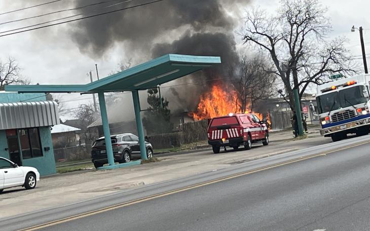 Fire on Chadbourne Street on March 5, 2026.