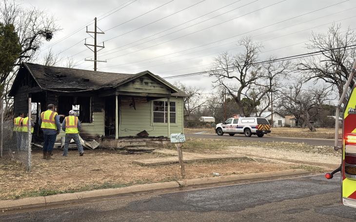 A house on East 17th Street was fully engulfed March 6, 2026.