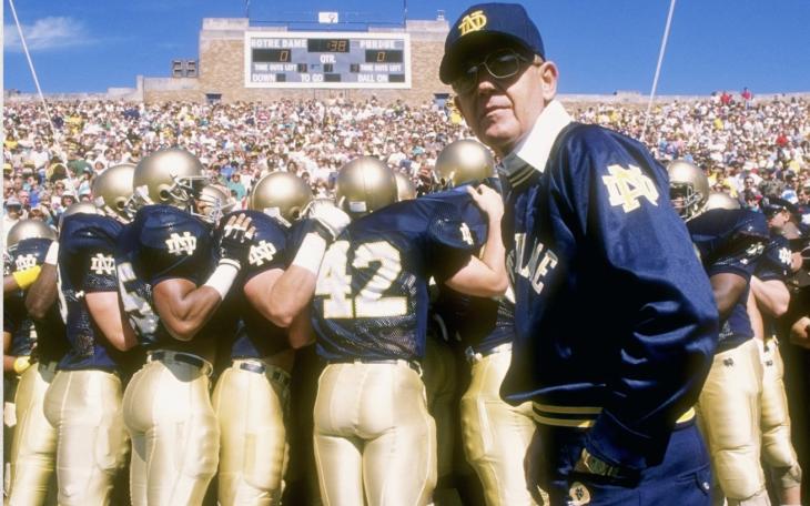 Former Notre Dame Head Coach Lou Holtz