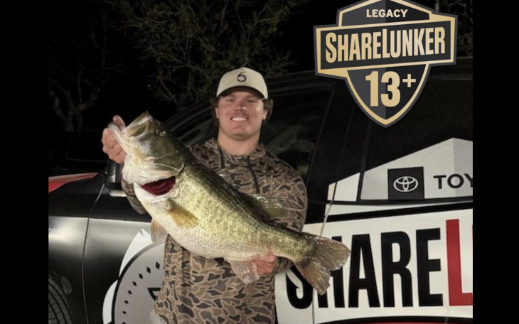 Midland angler Tristan Marsh caught a 13.65-pound fish at Ivie on Sunday, March 8.