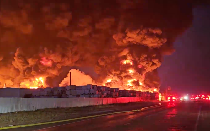 Permian Basin Containers Fire