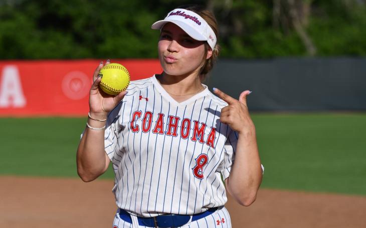 Coahoma's Addi Hart is shown during the 2026 softball season.