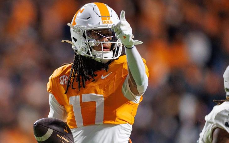 Chris Brazzell II had 62 catches for 1,017 yards and nine TDs last fall with Tennessee.