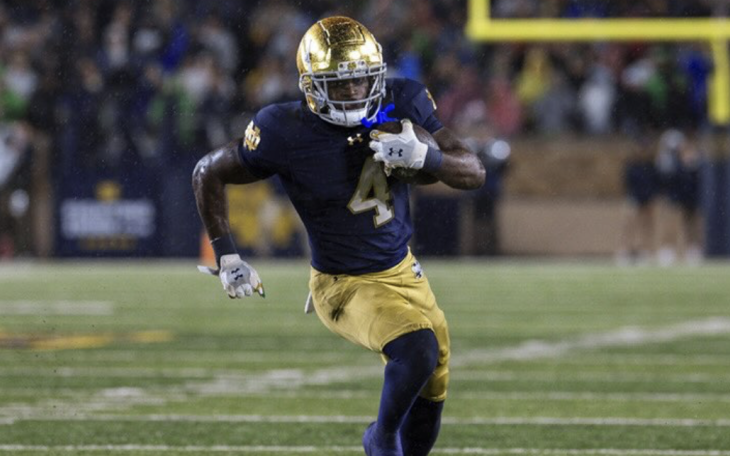 Notre Dame Running Back Jeremiyah Love